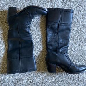 Frye tall black boots